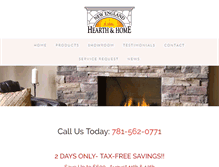 Tablet Screenshot of nehearthandhome.com